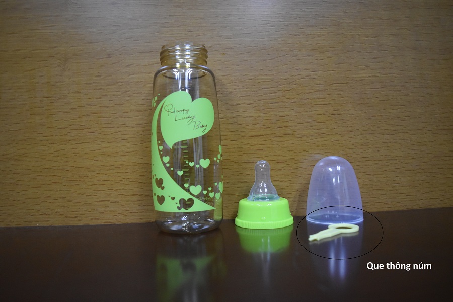 Que thông núm ty bình sữa