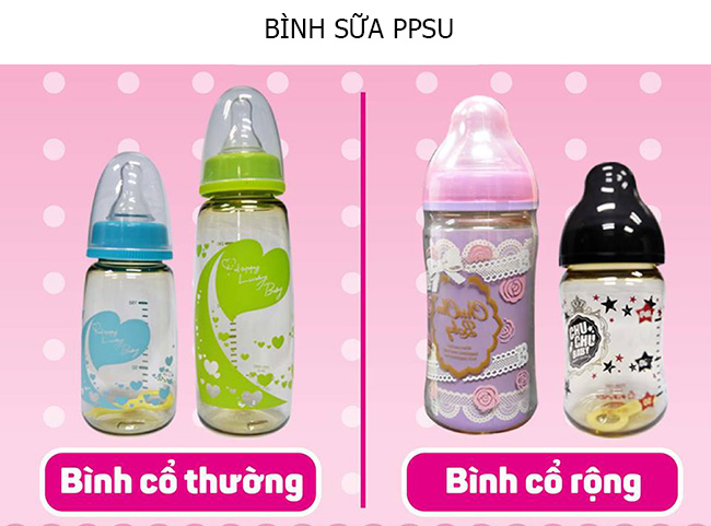 các loại bình sữa tốt cho bé 