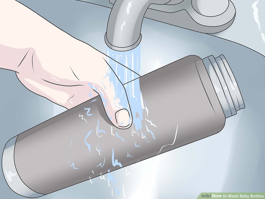 Cách vệ sinh bình sữa cho bé sạch sâu trong 4 bước (2)