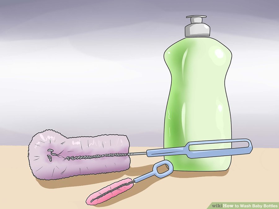 Cách vệ sinh bình sữa cho bé sạch sâu trong 4 bước (3)