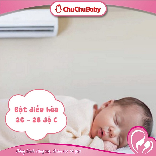 Có nên cho trẻ sơ sinh nằm điều hòa không? (2)