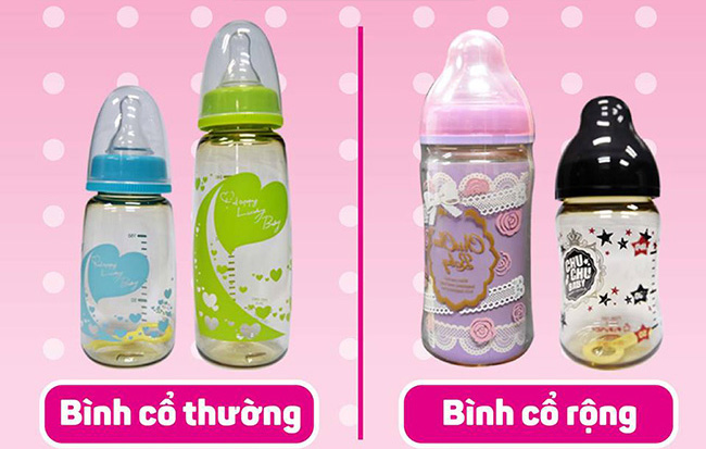 Nên mua bình sữa cổ rộng hay hẹp, loại nào tốt hơn?  (1)