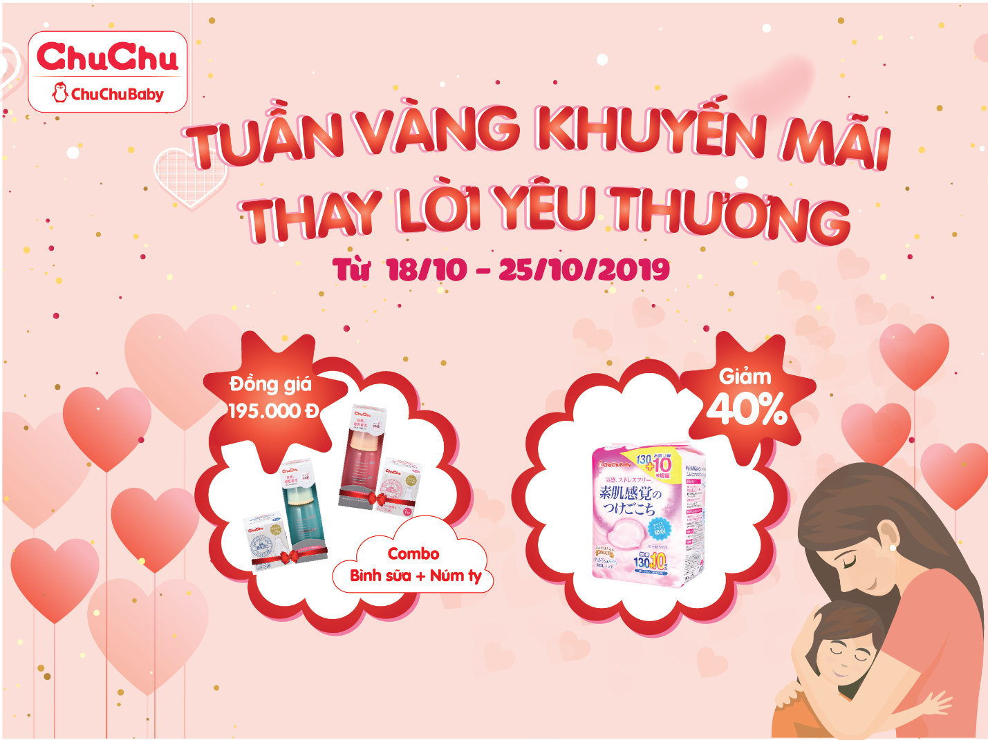 SIÊU KHUYẾN MÃI THÁNG 10 LÊN ĐẾN 40% ĐANG ĐỔ BỘ TẠI HỆ THỐNG BIBOMART, KIDS PLAZA, SHOP TRẺ THƠ, TUTICARE (1)