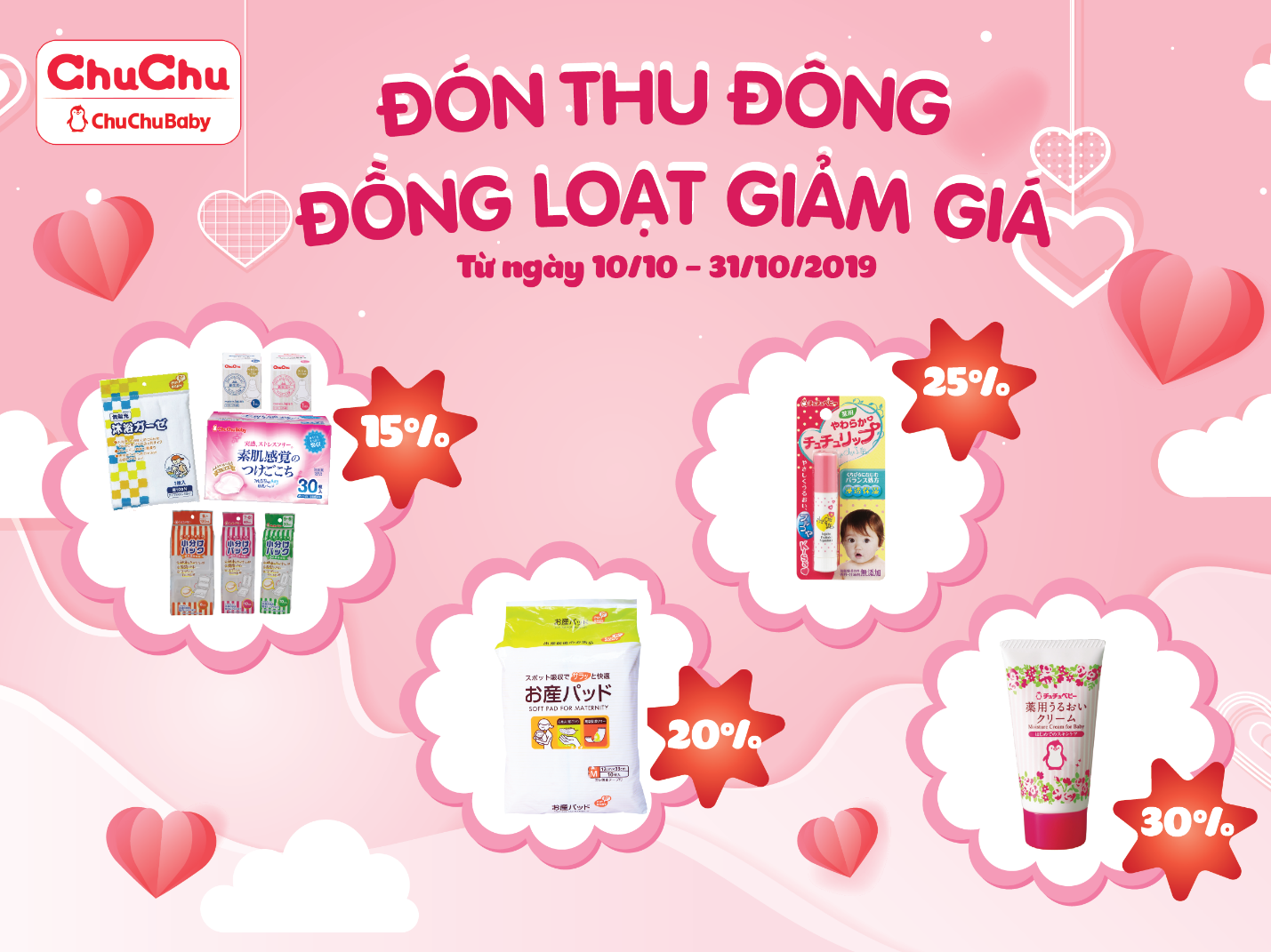 SIÊU KHUYẾN MÃI THÁNG 10 LÊN ĐẾN 40% ĐANG ĐỔ BỘ TẠI HỆ THỐNG BIBOMART, KIDS PLAZA, SHOP TRẺ THƠ, TUTICARE (2)