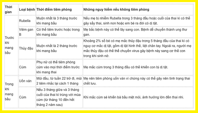 Những lưu ý để tiêm phòng trước khi mang thai hiệu quả nhất (2)