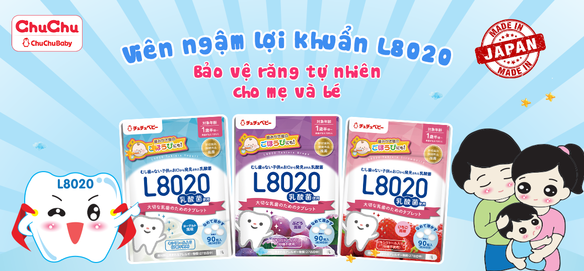 Viên ngậm lợi khuẩn L8020